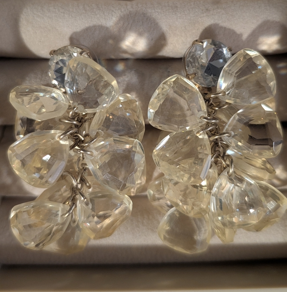 Elegant Crystal Drop Earrings